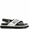 Moschino cross-over logo sandals