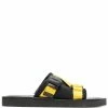 Moschino logo-tape buckle slides