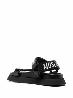 Moschino logo-strap sandals