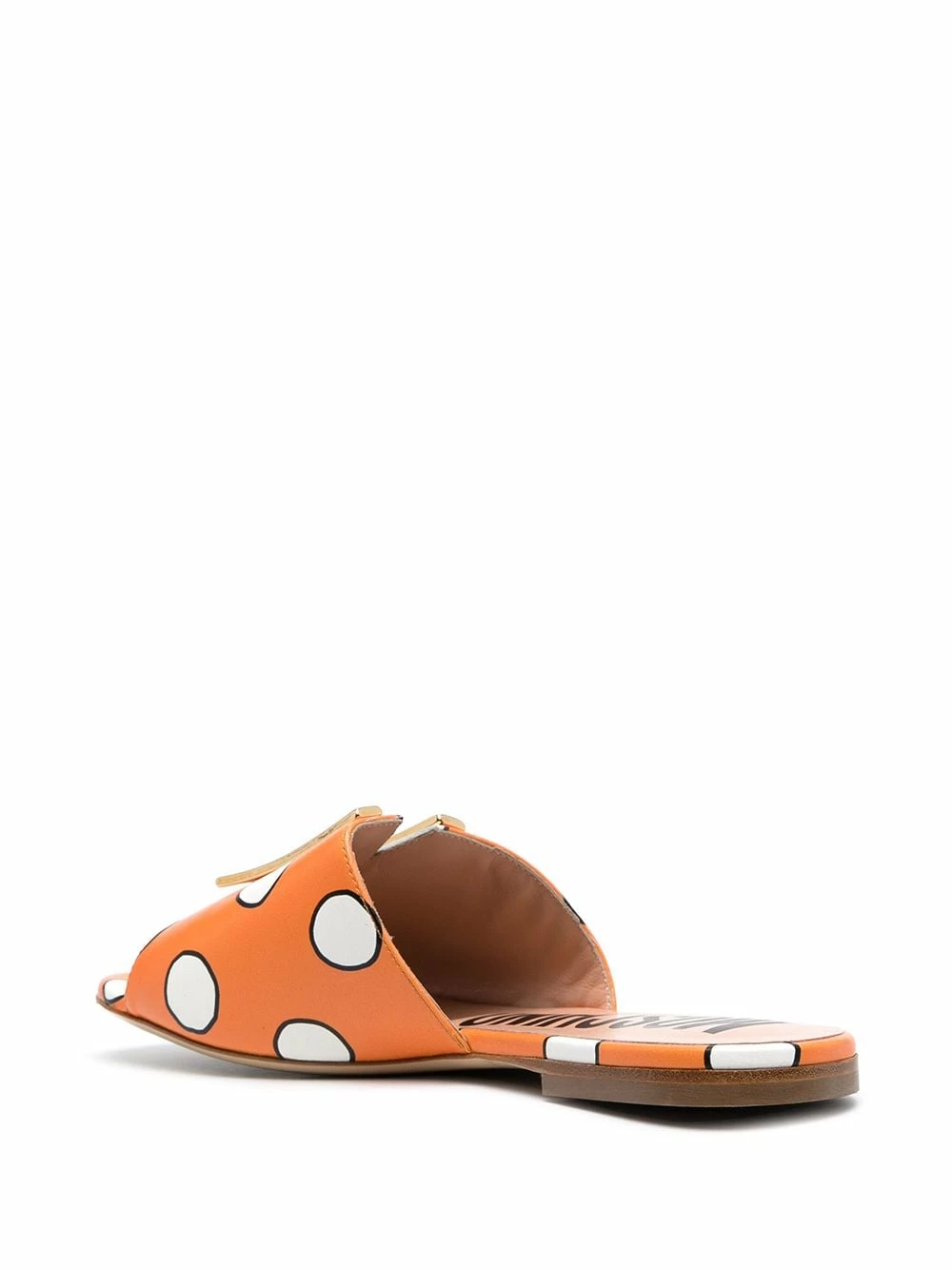 Discount ๐ Moschino Polka dot logo plaque ๐ฉด sandals ๐ 5 Moschino polka-dot logo-plaque sandals