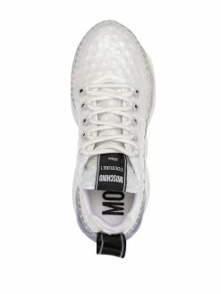 Moschino low-top lace-up trainers