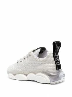 Moschino low-top lace-up trainers