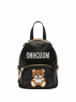 Moschino Teddy Bear embroidered backpack