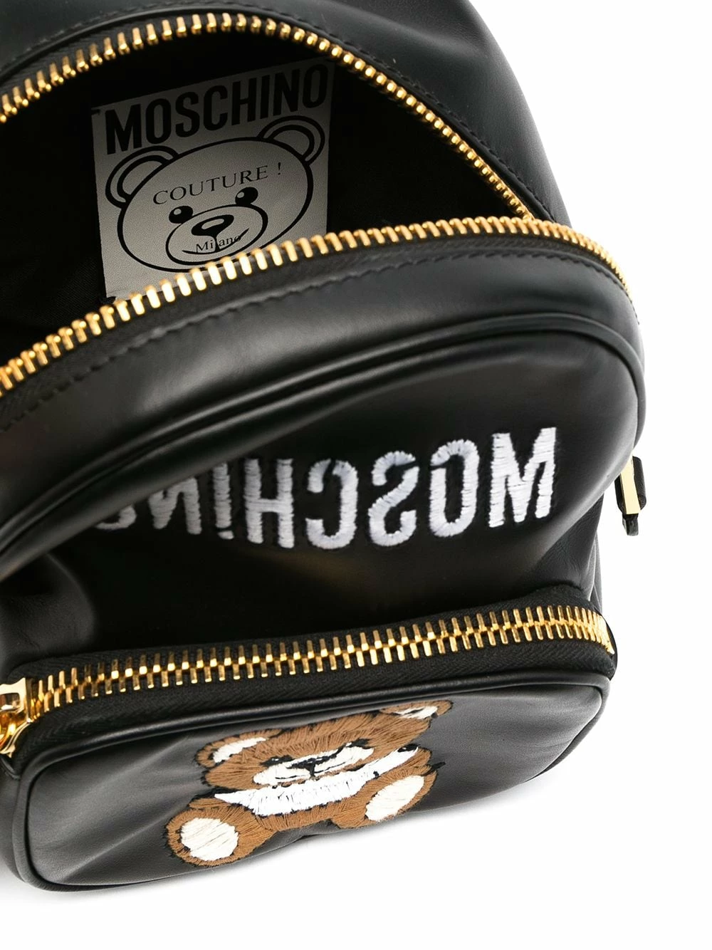 Best Sale ๐ Moschino Teddy Bear embroidered ๐ backpack ๐งจ 8 Moschino Teddy Bear embroidered backpack