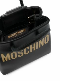Moschino mini logo-print crossbody bag