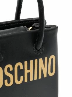Moschino mini logo-print crossbody bag
