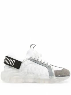 Moschino Teddy logo tab sneakers