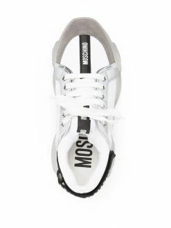 Moschino Teddy logo tab sneakers
