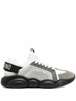 Moschino logo-strap Teddy sneakers