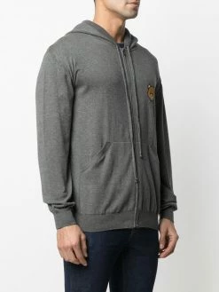 Outlet ๐ Moschino Teddy motif zip up hoodie ๐ 9 Moschino Teddy motif zip-up hoodie