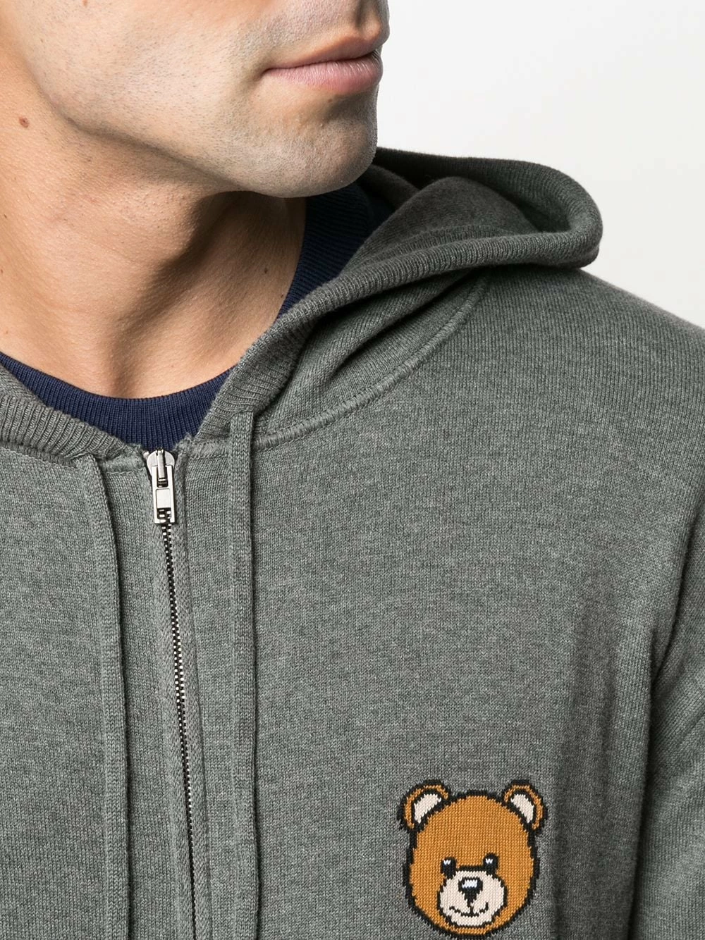 Outlet ๐ Moschino Teddy motif zip up hoodie ๐ 7 Moschino Teddy motif zip-up hoodie