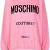 Discount 🔥 Moschino Logo intarsia knit jumper 🔥 1 Moschino logo intarsia-knit jumper