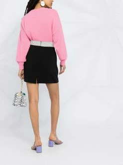 Moschino logo intarsia-knit jumper