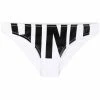 Moschino logo-print bikini bottoms