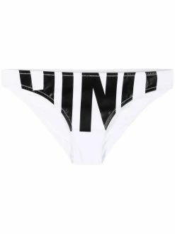 Moschino logo-print bikini bottoms