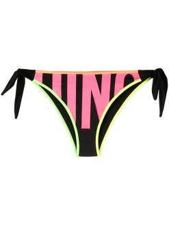 Moschino logo-jacquard bikini bottoms