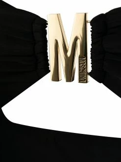 Moschino M-logo bandeau swimsuit