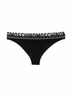 Moschino gradient logo waistband thong