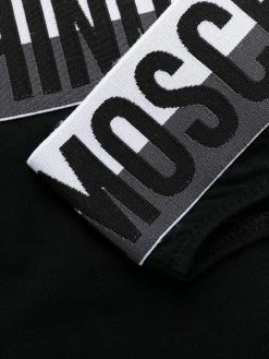 Moschino gradient logo waistband thong