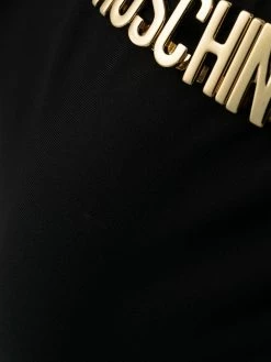 Moschino logo plaque swim briefs