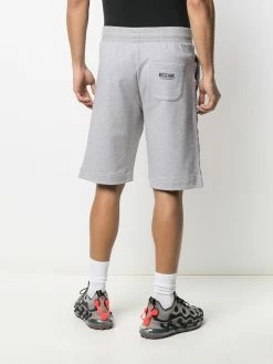 Moschino logo trim knee-length shorts