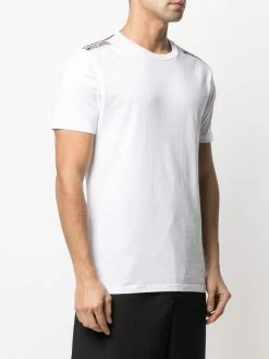 Moschino logo-tape trim crew neck T-shirt