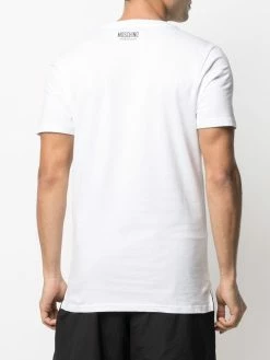 Moschino logo-tape trim crew neck T-shirt