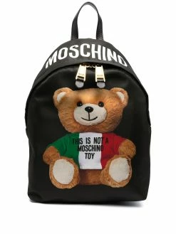 Moschino Teddy motif print backpack