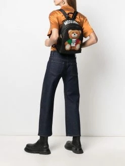Moschino Teddy motif print backpack