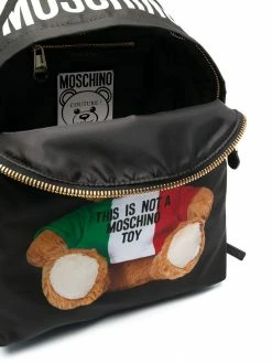 Moschino Teddy motif print backpack