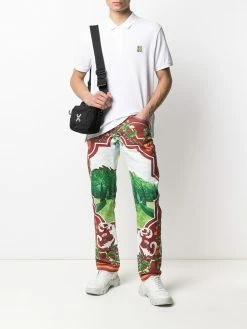 Moschino Teddy Bear embroidered polo shirt