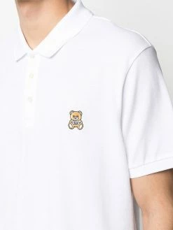 Moschino Teddy Bear embroidered polo shirt