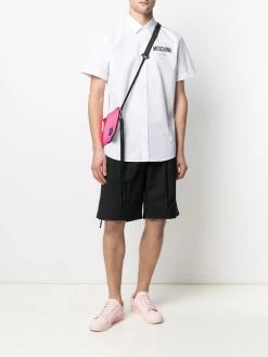 Moschino logo-print short-sleeve shirt