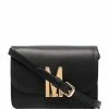 Moschino M logo-plaque bag