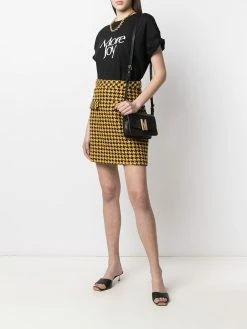 Moschino M logo-plaque bag