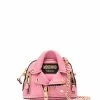 Moschino biker jacket-style leather crossbody bag