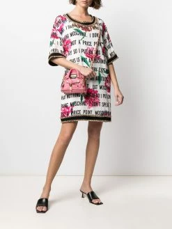 Moschino biker jacket-style leather crossbody bag