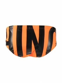 Moschino oversized logo swimming trunks