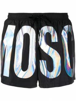 Moschino logo print swimming shorts
