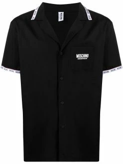 Moschino logo trim pajamas