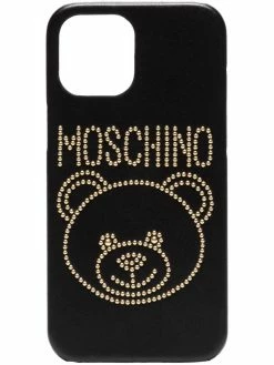 Moschino studded teddy iPhone 12 Pro Max case