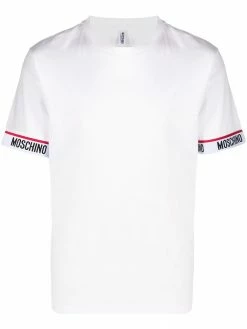 Moschino logo trim T-shirt