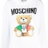 Moschino Teddy bear loose-fit cotton hoodie
