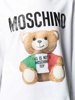 Moschino Teddy bear loose-fit cotton hoodie
