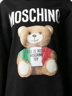 Moschino Teddy logo-print hoodie