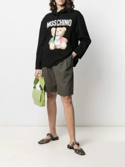 Moschino Teddy logo-print hoodie