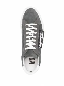 Moschino low-top panelled sneakers
