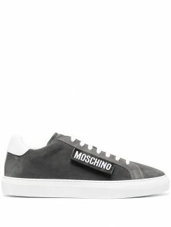 Moschino low-top panelled sneakers