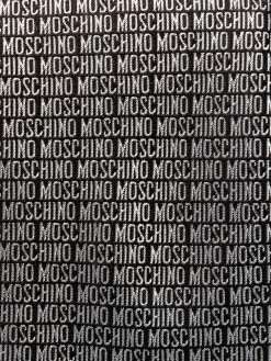 Moschino logo pattern tie