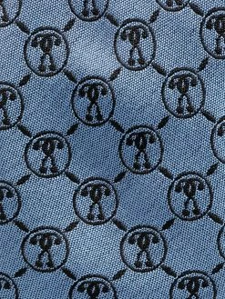 Moschino logo monogram printed tie